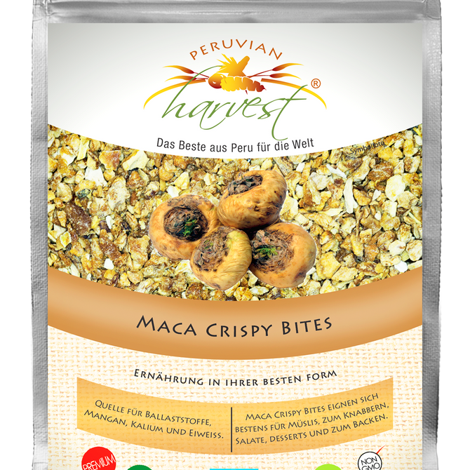 PH Maca Crispy Bites x 150g, organic  PH Maca Crispy Bites x 150g, organic